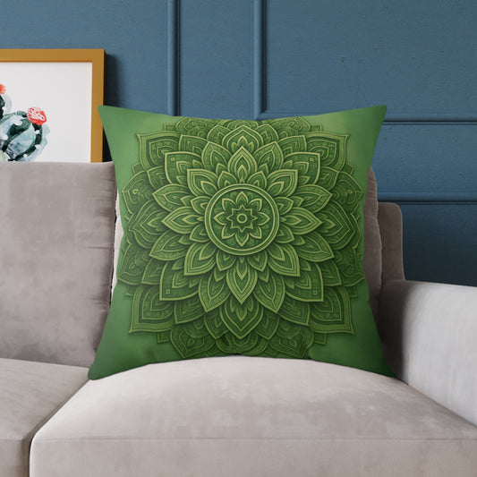 Sage Strength Mandala Pillow