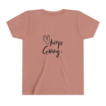 Inspiring Youth Tee: You Matter, Keep Going - Motivational T-Shirt for Kids, Positive Vibes, Birthday Gift, Back-to-School, Everyday Wear