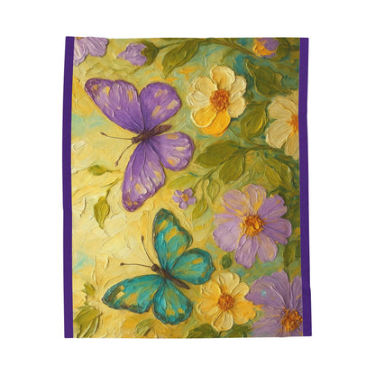 Bloomin' Beauties Plush Blanket