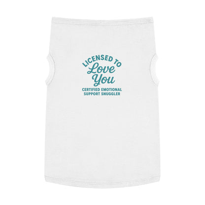 "Licensed to Love You" Pet Tank Top