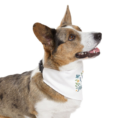 "I Love My Human" Pet Bandana