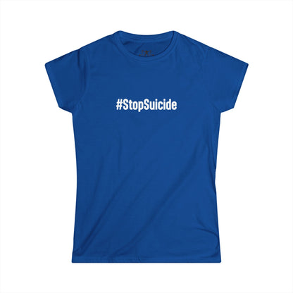 "#StopSuicide" Soft Style Tee