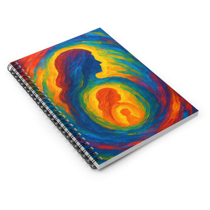 Colorful Reflection Spiral Notebook