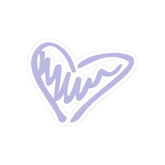 Emma's Heart Kiss-Cut Stickers