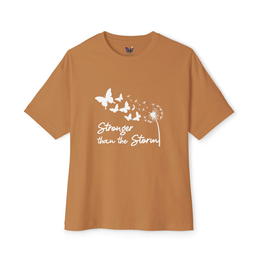 Stronger than the Storm Unisex Oversized Boxy Tee