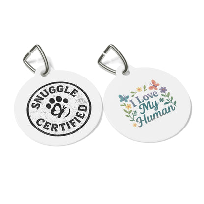 Snuggle Certified Pet Tag