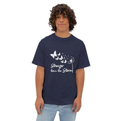 Stronger than the Storm Unisex Oversized Boxy Tee