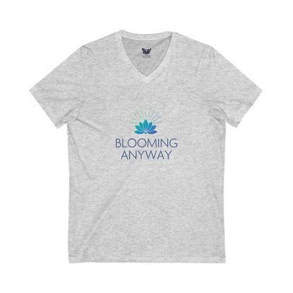 Blooming Anyway V-Neck Tee