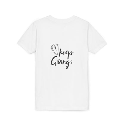 Inspiring Youth Tee: You Matter, Keep Going - Motivational T-Shirt for Kids, Positive Vibes, Birthday Gift, Back-to-School, Everyday Wear