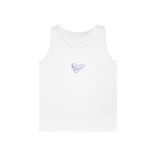 Erase the Stigma Heartfelt Unisex Heavy Cotton Tank Top