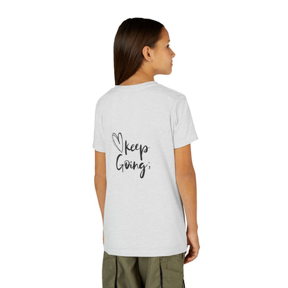 Inspiring Youth Tee: You Matter, Keep Going - Motivational T-Shirt for Kids, Positive Vibes, Birthday Gift, Back-to-School, Everyday Wear