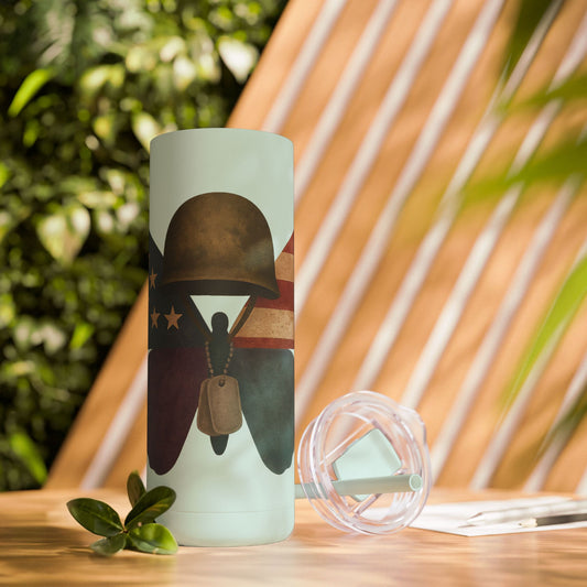 Patriotic Butterfly Tumbler