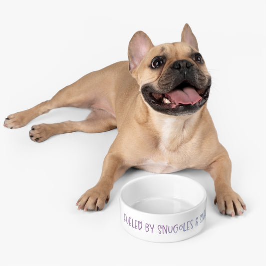 Fueled by Snuggles & Snacks Pet Bowl