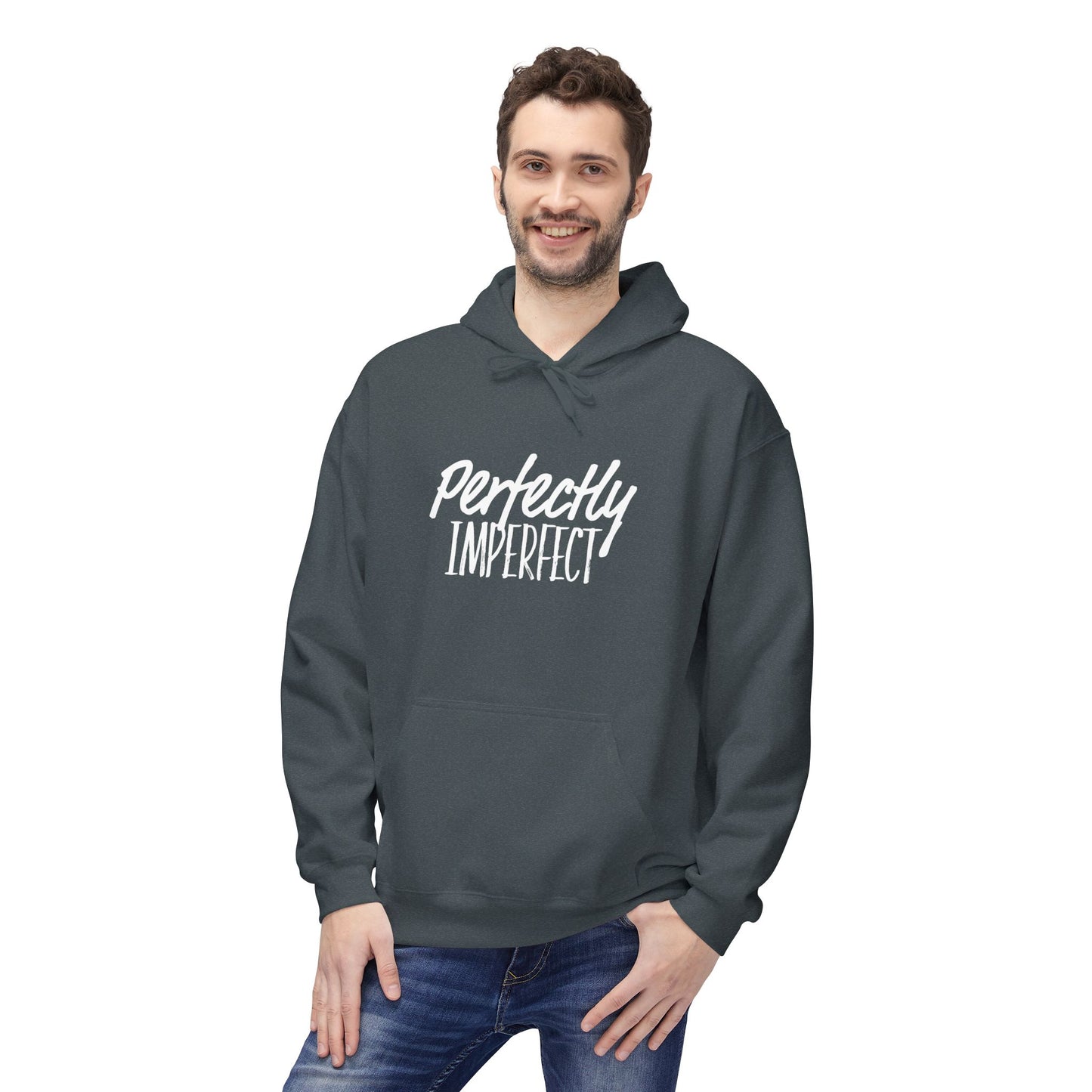 "Perfectly Imperfect" Unisex Fleece Hoodie