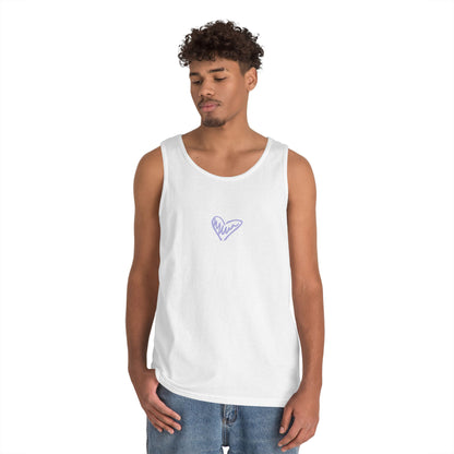 Erase the Stigma Heartfelt Unisex Heavy Cotton Tank Top