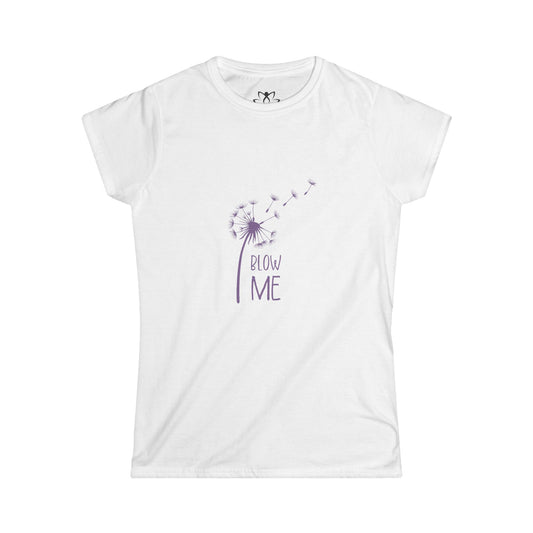 "Blow Me" (White) Soft Style Tee