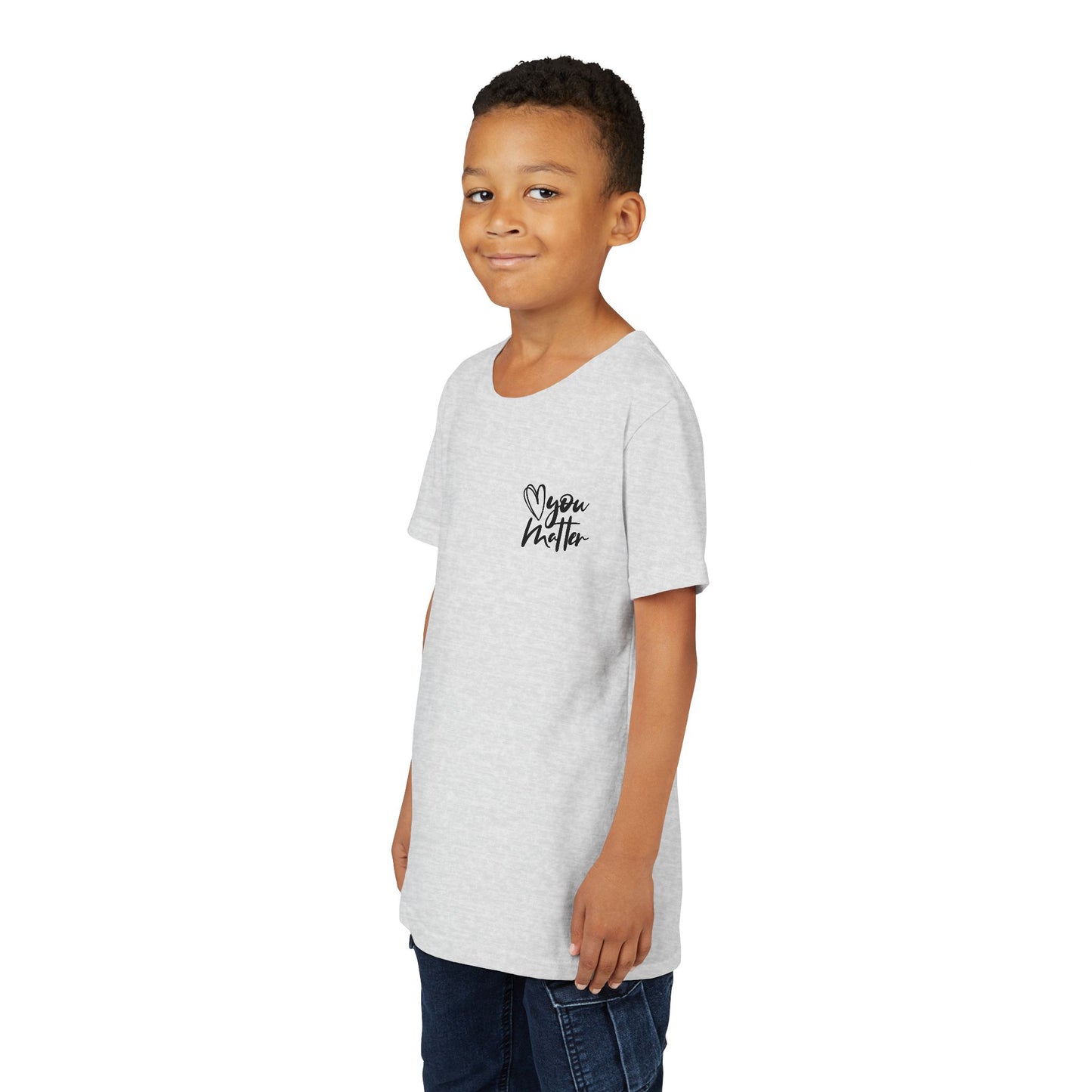 Inspiring Youth Tee: You Matter, Keep Going - Motivational T-Shirt for Kids, Positive Vibes, Birthday Gift, Back-to-School, Everyday Wear