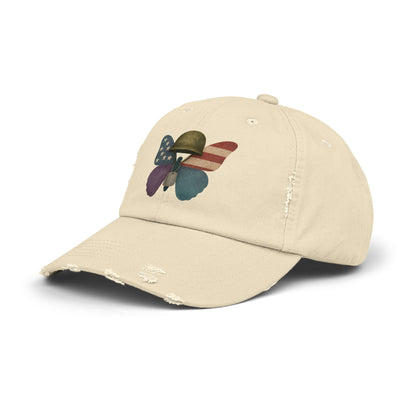 Wings of Honor Distressed Cap