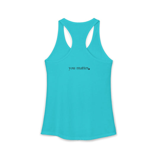 "Your Presence is a Gift" Racerback Tank