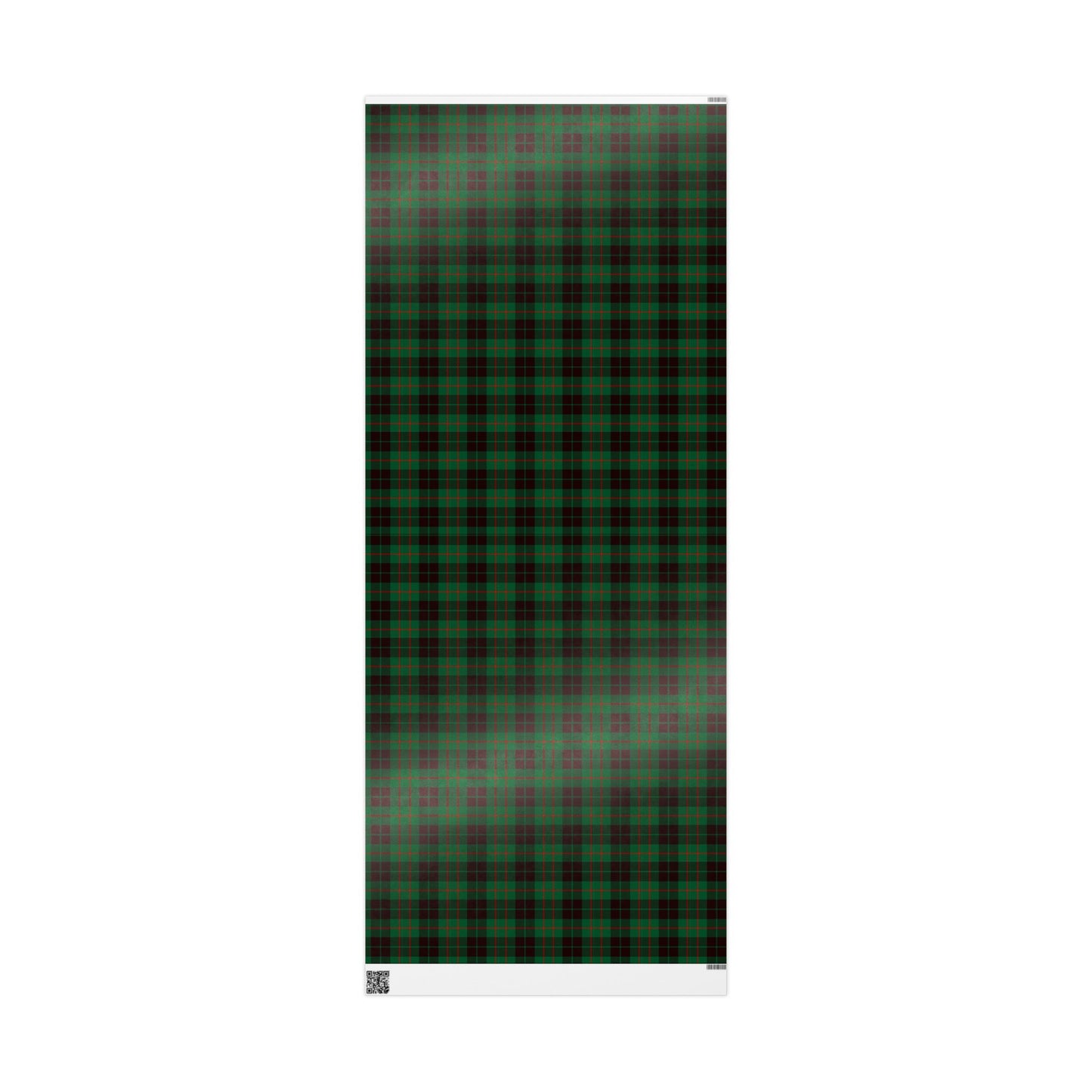 Green Plaid Gift Wrapping Paper