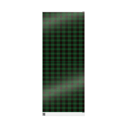 Green Plaid Gift Wrapping Paper