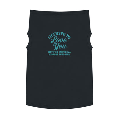 "Licensed to Love You" Pet Tank Top