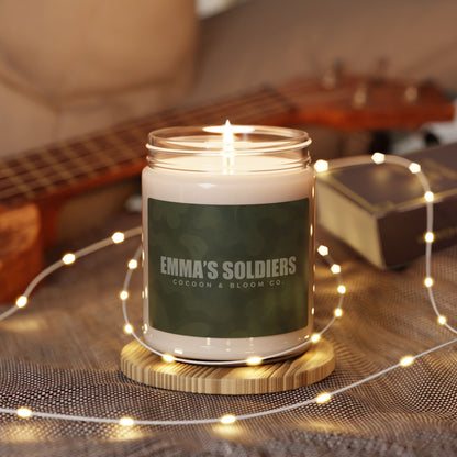Emma's Soldiers Camo Scented Soy Candle