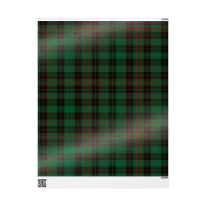 Green Plaid Gift Wrapping Paper
