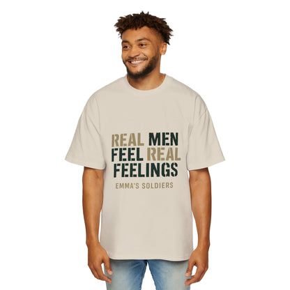 Real Men Real Feelings Oversized Tee
