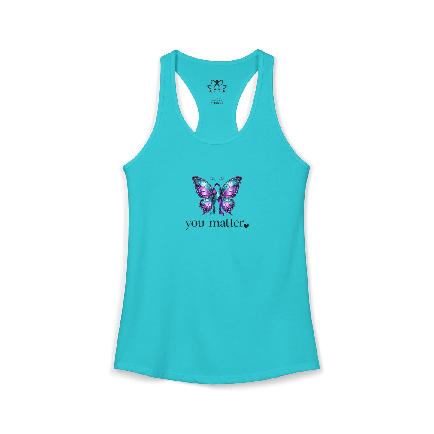 "You Matter" Butterfly Racerback Tank