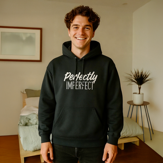 "Perfectly Imperfect" Unisex Fleece Hoodie