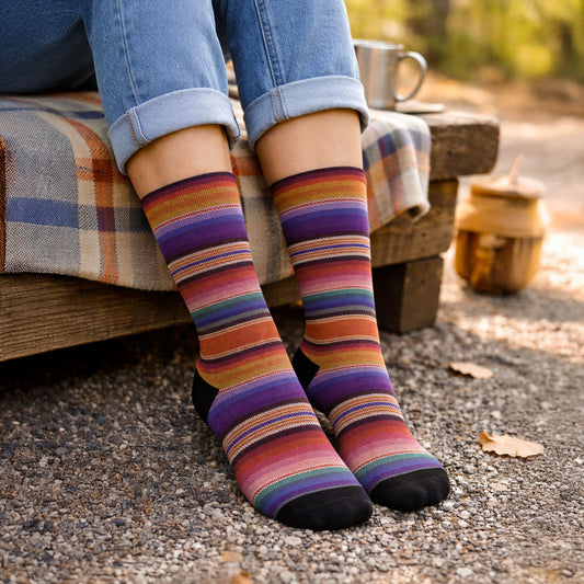 RainBoho Cushioned Crew Socks
